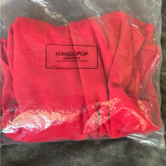 Women's Red Long Sleeve Bodysuit - Picture 7 of 8